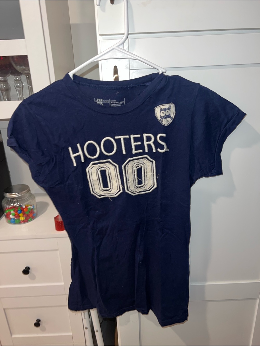 Hooters Navy Graphic Tee